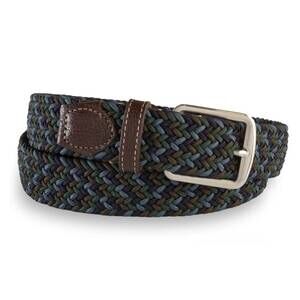 NEW MARTIN DINGMAN men's newport woven italia belt in dusk multi